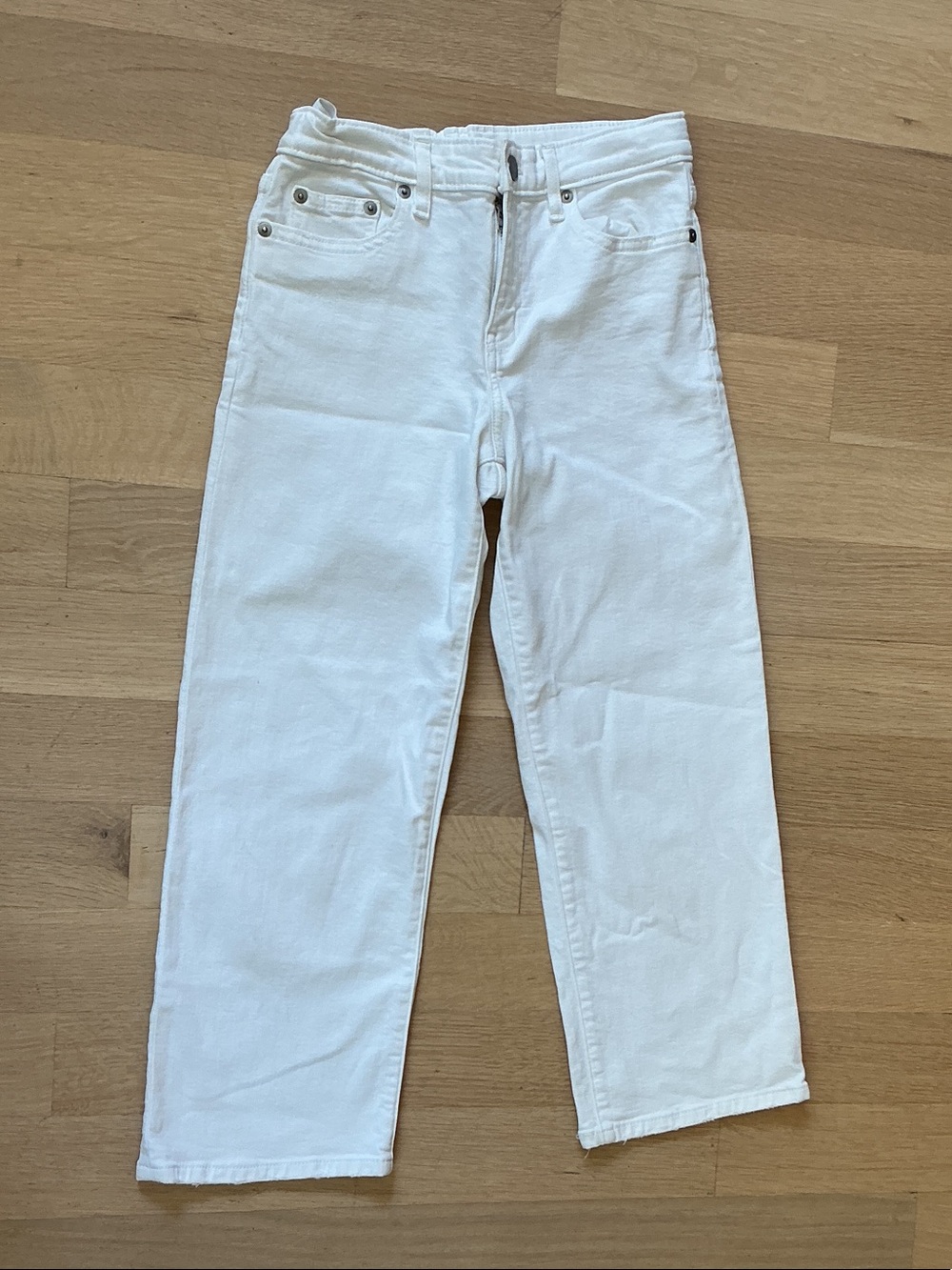 Crewcuts White Kids' Jeans - Straight Leg